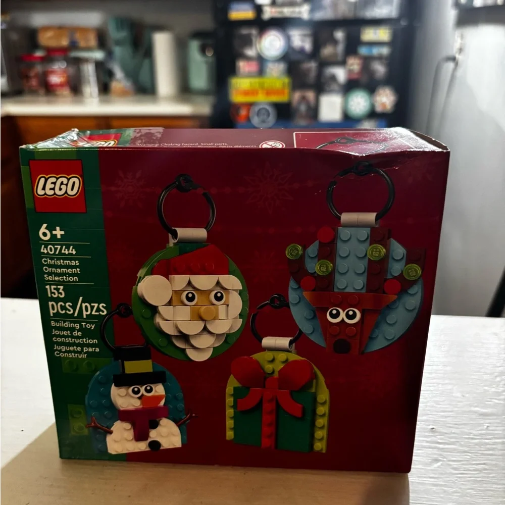 LEGO Festive Ornament Building Set - Red, Green, Blue